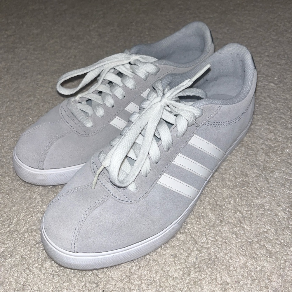 grey adidas neos!